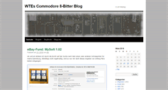 Desktop Screenshot of blog.c128.net